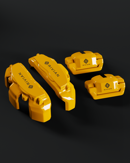 Rivian EDV Yellow