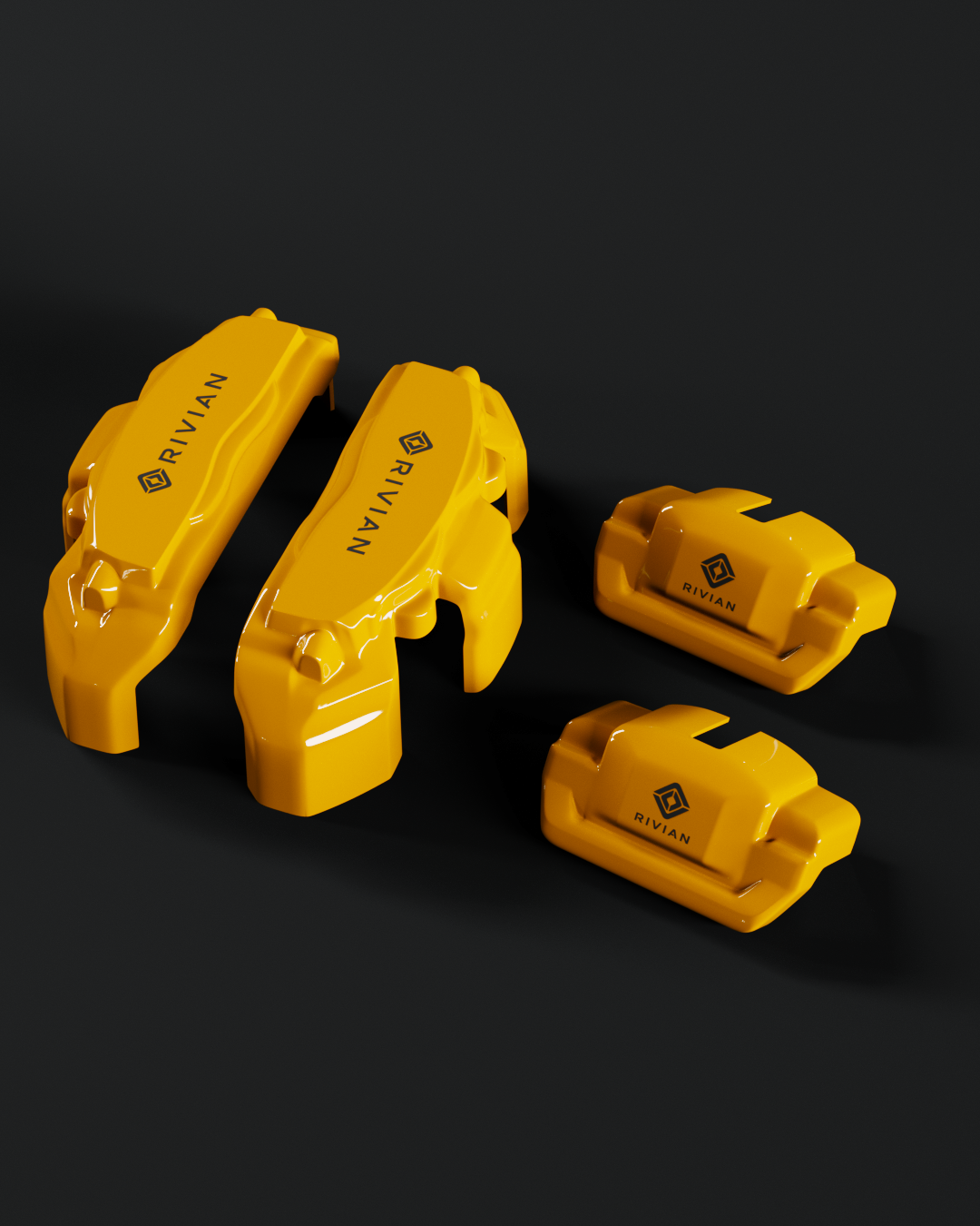 Rivian EDV Yellow - view 2