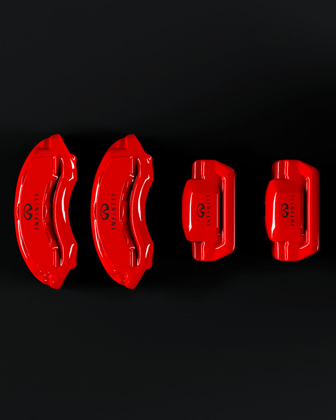 Infiniti QX70 Red - view 3