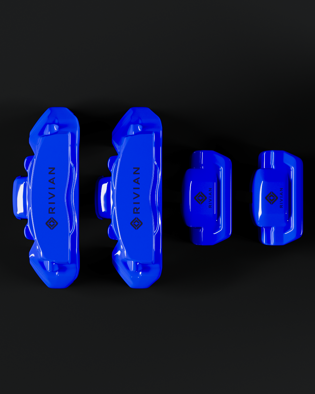 Rivian EDV Blue - view 3