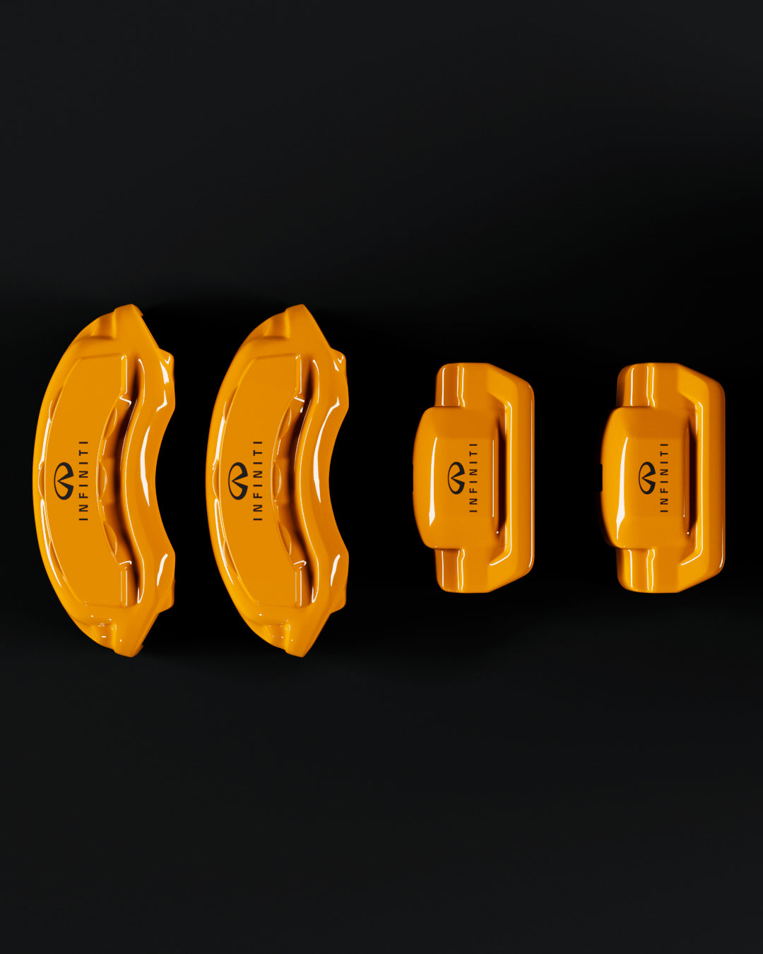 Infiniti QX70 Yellow - view 3